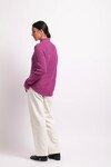FOIL CABLE KNIT JUMPER