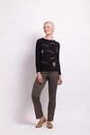 OH THREE EMBROIDERY SWEATER