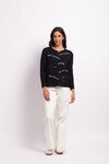 OH THREE EMBROIDERY SWEATER