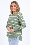 FOXWOOD FARRAH STRIPE L/S TEE