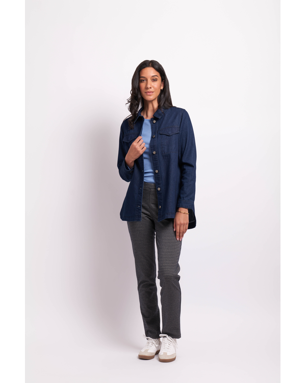 MEMO DENIM SHACKET