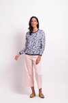 MEMO SHEER SLEEVE TOP