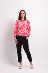 MEMO SHEER SLEEVE TOP