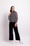MEMO SHEER SLEEVE TOP
