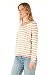 ZAKET &  PLOVER STRIPE V JUMPER