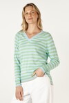 ZAKET &  PLOVER STRIPE V JUMPER