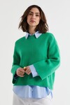 LD + CO WIDE SLEEVE CREW