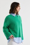LD + CO WIDE SLEEVE CREW