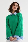 LD + CO WIDE SLEEVE CREW