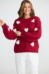 BRAVE+TRUE HEART ON MY SLEEVE KNIT