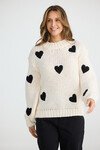 BRAVE+TRUE HEART ON MY SLEEVE KNIT