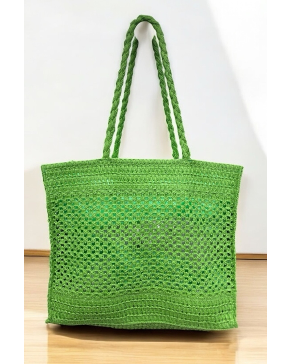 FREE SPIRIT CROCHET TOTE BAG