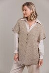 EB&IVE FOLIE BUTTON VEST