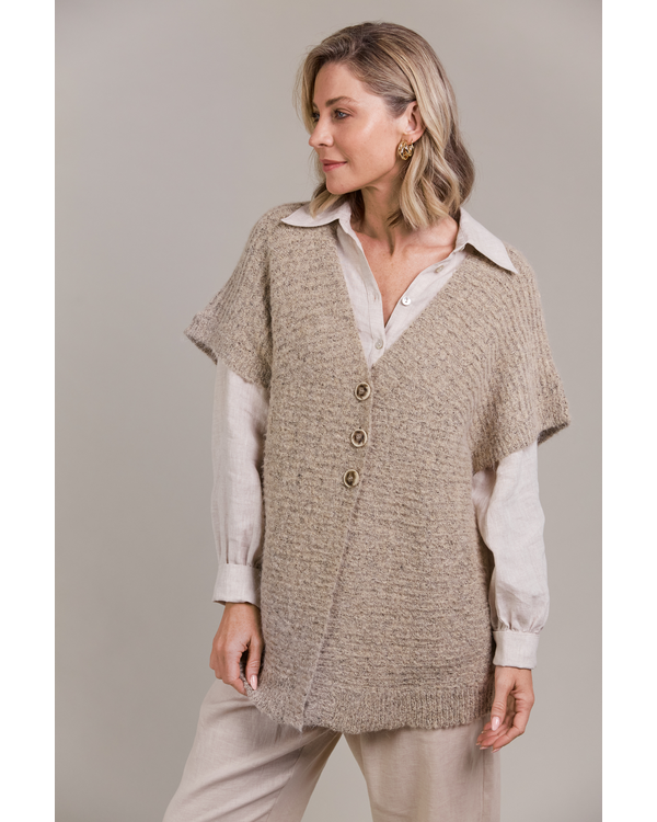 EB&IVE FOLIE BUTTON VEST