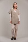EB&IVE FOLIE BUTTON VEST