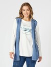 THREADZ OLLIE SIDE BUTTON  VEST