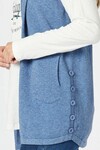 THREADZ OLLIE SIDE BUTTON  VEST