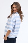 ELM MAZIE BLOCK STRIPE SWEAT