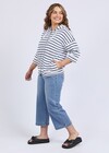 ELM BEACH STRIPE HOODIE