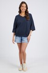 ELM MAZIE VEE NECK SWEAT