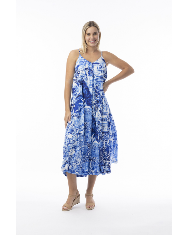 ORIENTIQUE OKAYAMA STRAPPY DRESS