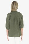 JUMP RUFFLE NECK TOP