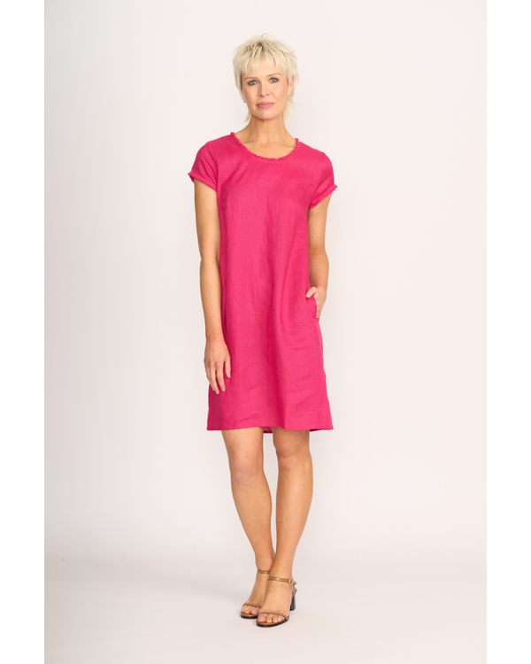 FOIL FRINGE DRESS
