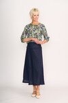 FOIL ELASTIC HEM TOP