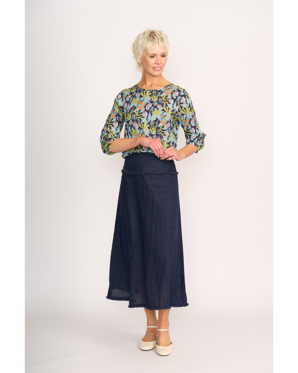 FOIL ELASTIC HEM TOP
