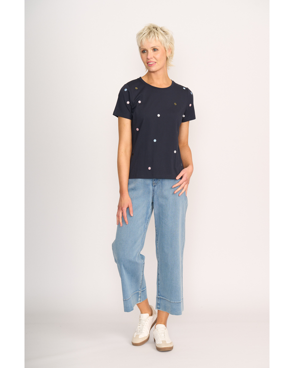MEMO EMBROIDERY TEE