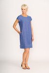 FOIL PLEAT DRESS