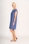 FOIL PLEAT DRESS