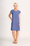 FOIL PLEAT DRESS