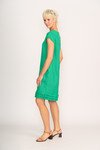 FOIL PLEAT DRESS