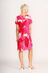 FOIL SWING BACK DRESS
