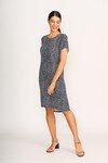 FOIL SWING BACK DRESS