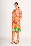 FOIL SWING BACK DRESS