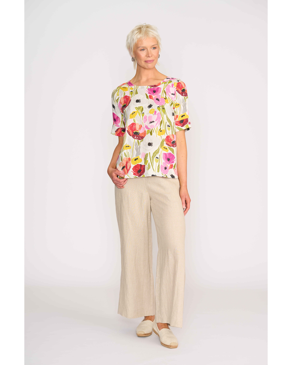 FOIL PLEAT BACK TOP