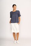 FOIL PLEAT BACK TOP