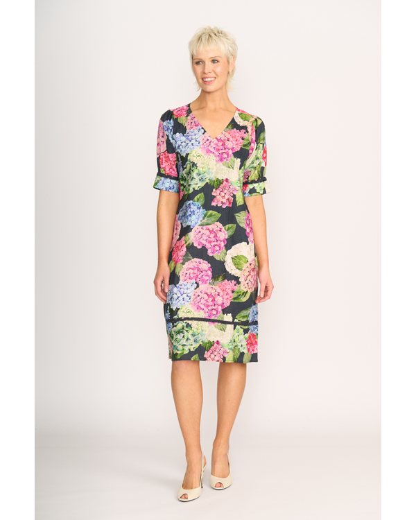 FOIL TRIM TIME DRESS