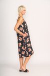 FOIL ADJUSTABLE STRAP DRESS