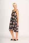 FOIL ADJUSTABLE STRAP DRESS