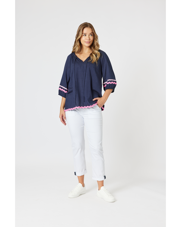 THREADZ RIC RAC TOP