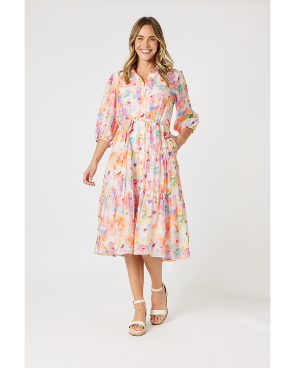 GORDON SMITH SPRING FLORAL DRESS