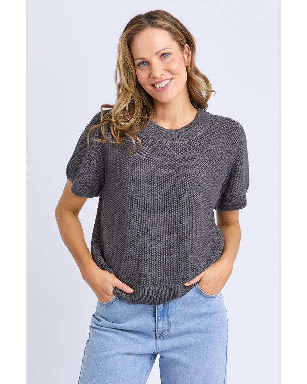 FOXWOOD BLAIR SHORT SLEEVE KNIT TOP