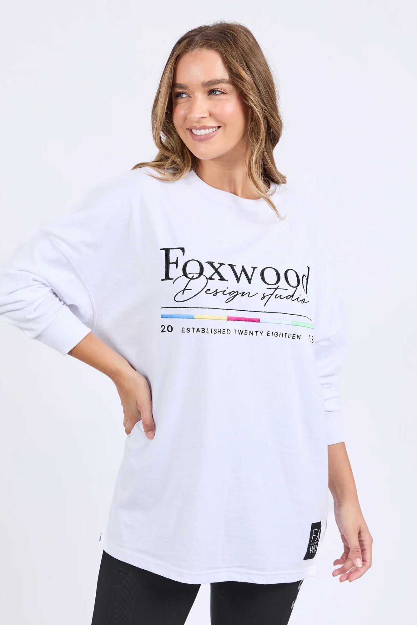 トップス untrace MADE Logo Tee (SUMI) FOXWOOD CODED L/S TEE - Tops : Mainly Casual | Women's