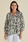 BETTY BASICS GRAZIA BLOUSE
