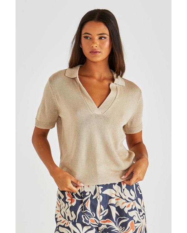 SASS ABBIE KNIT  POLO