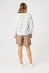 GORDON SMITH RATTAN EMB TOP