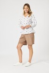 GORDON SMITH RATTAN EMB TOP